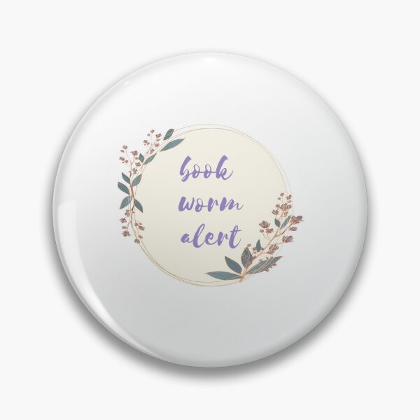 Item preview, Bookworm Alert, Book worm Alert designed and sold by DESIGNERSSHOPP.