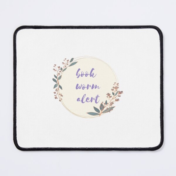 Item preview, Bookworm Alert, Book worm Alert designed and sold by DESIGNERSSHOPP.