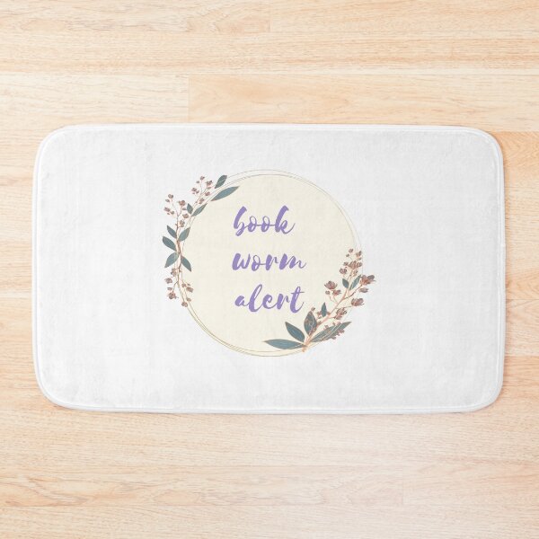 Item preview, Bookworm Alert, Book worm Alert designed and sold by DESIGNERSSHOPP.