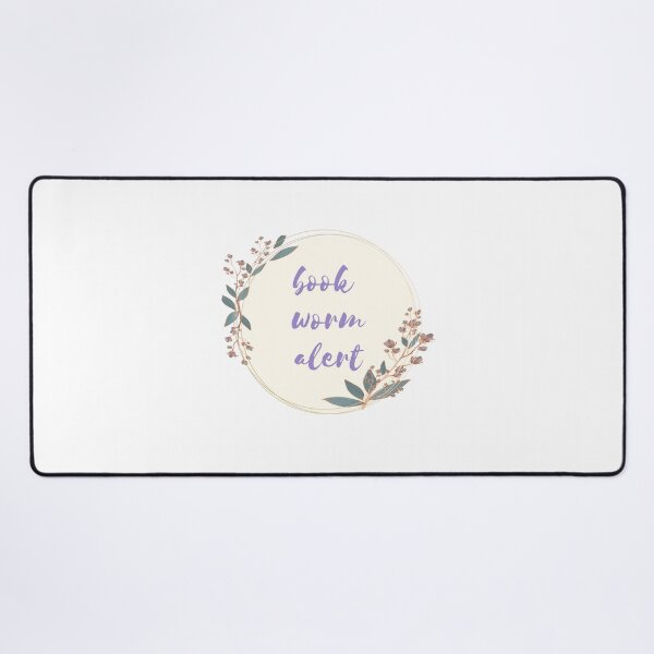 Item preview, Bookworm Alert, Book worm Alert designed and sold by DESIGNERSSHOPP.