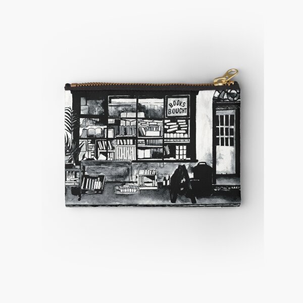 Item preview, Black Books, Shop front, ink painting. designed and sold by Lucy  Chambers.