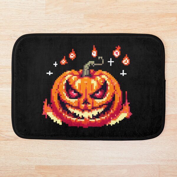 Artikelvorschau, Halloween-Kürbis in Flammen mit einem gruseligen Lächeln entworfen und verkauft von Buy  Daddy⭐.