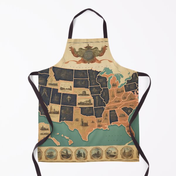 Item preview, Port Hole Drawings Map of U.S.A. designed and sold by dcrc.