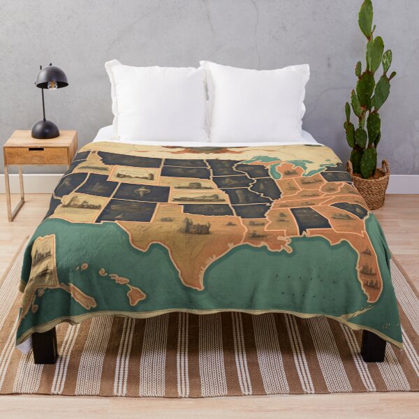 Item preview, Port Hole Drawings Map of U.S.A. designed and sold by dcrc.