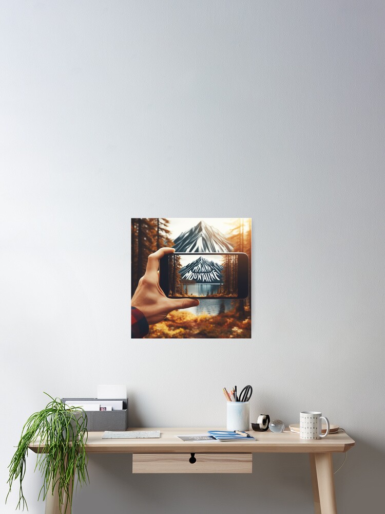 Thumbnail 2 of 3, Poster, MOUNTAIN designed and sold by KI-Raphael.