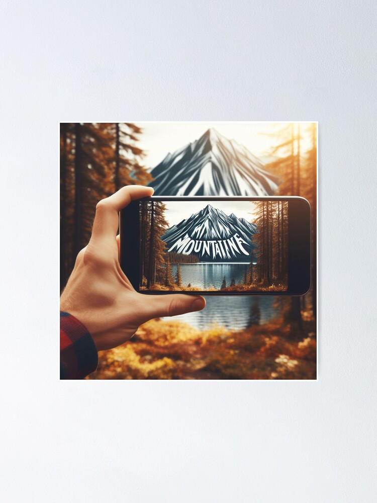 Thumbnail 1 of 3, Poster, MOUNTAIN designed and sold by KI-Raphael.