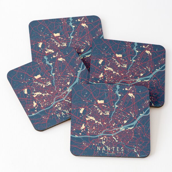 Item preview, Nantes City Map of France - Hope designed and sold by deMAP.
