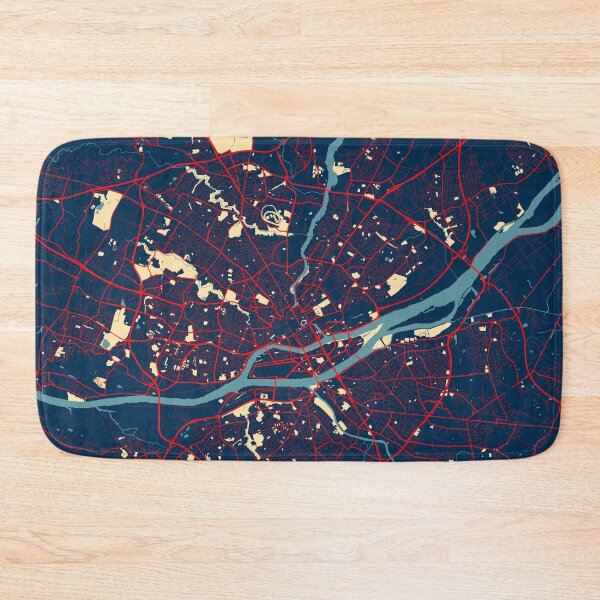 Item preview, Nantes City Map of France - Hope designed and sold by deMAP.