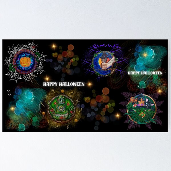 Artikelvorschau, Halloween Pattern entworfen und verkauft von farahmae.