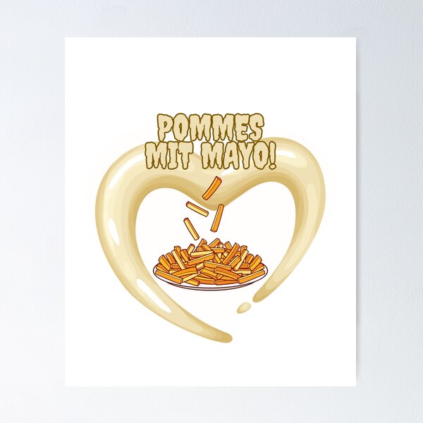 Item preview, Papas fritas con mayonesa! designed and sold by KrafterMumford.