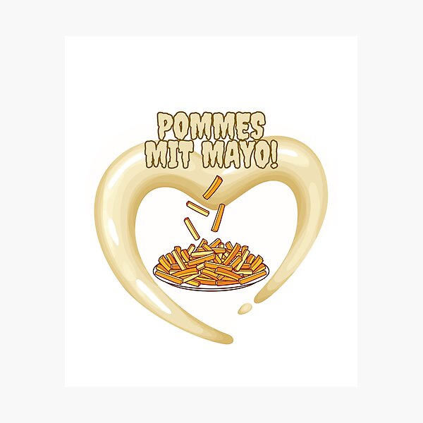 Item preview, Papas fritas con mayonesa! designed and sold by KrafterMumford.
