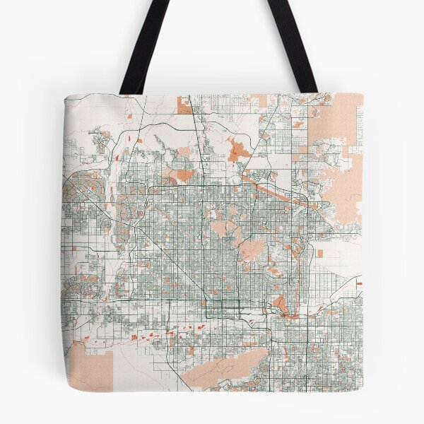 Item preview, Phoenix City Map of Arizona, USA - Bohemian designed and sold by deMAP.
