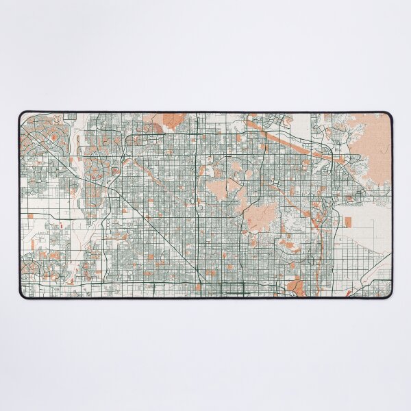 Item preview, Phoenix City Map of Arizona, USA - Bohemian designed and sold by deMAP.