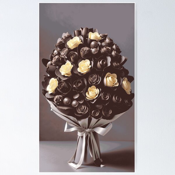 Item preview, Chocolate flowers designed and sold by ArtfullMinds.