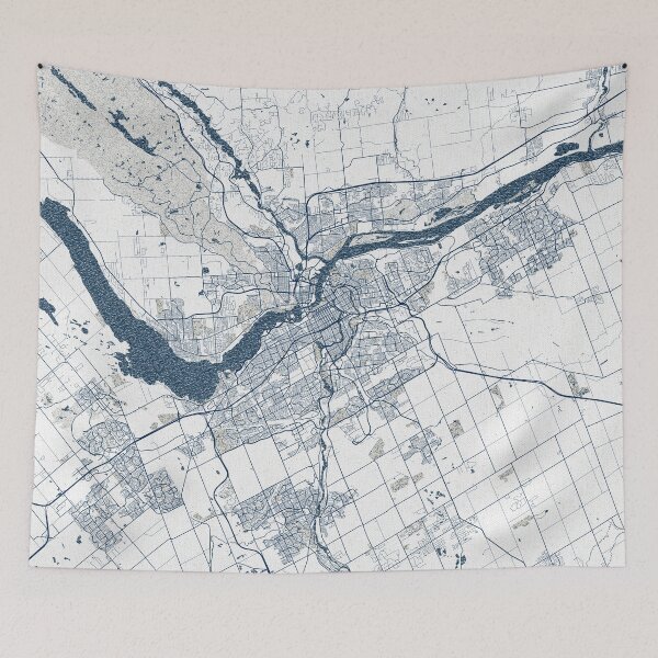 Item preview, Ottawa City Map of Ontario, Canada - Coastal designed and sold by deMAP.
