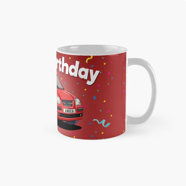 Item preview, Hyundai Amica Birthday card designed and sold by Webazoot Industries - Car Art.