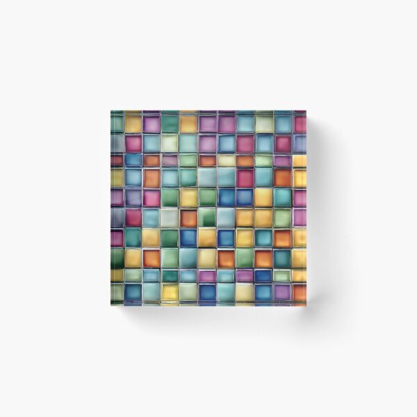 Item preview, Multi Color Tile Wall designed and sold by KoliBabb.