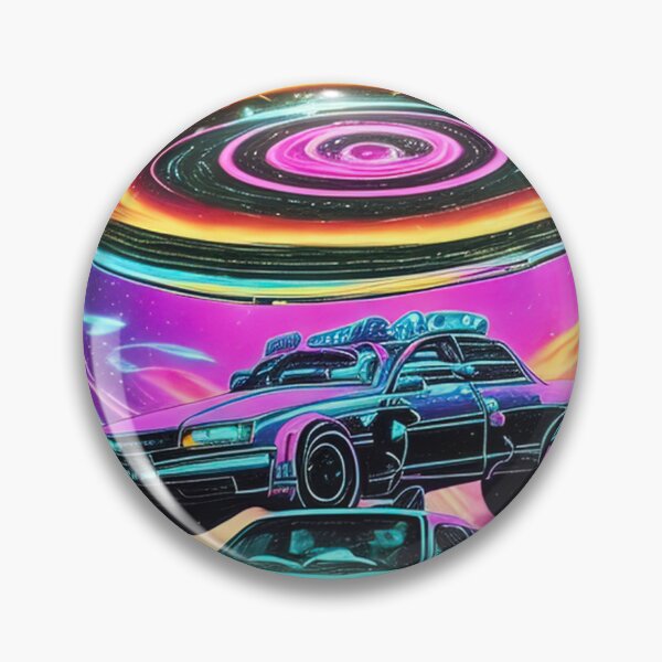 Item preview, Car Synthwave, neon, futurist, kids, game, children, future designed and sold by Cyber Kids.