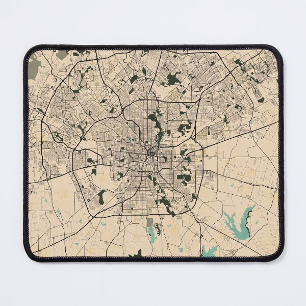 Item preview, San Antonio City Map of Texas, USA - Vintage designed and sold by deMAP.