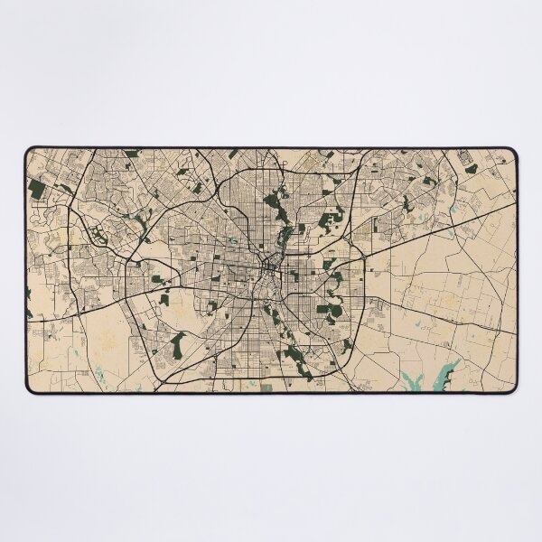 Item preview, San Antonio City Map of Texas, USA - Vintage designed and sold by deMAP.