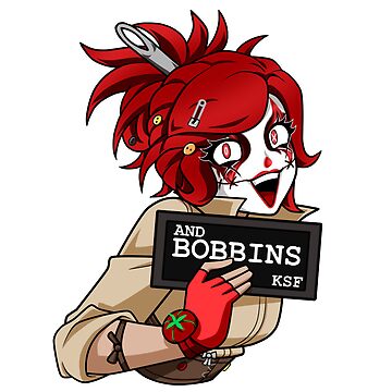 "Bobbins Mugshot Sticker" Sticker for Sale by RibbonsEmporium | Redbubble