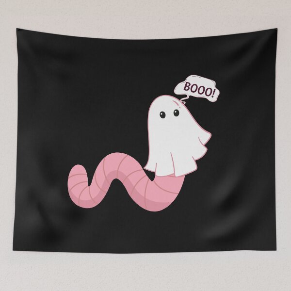 Item preview, Ghost Worm Boo designed and sold by Eolithic.