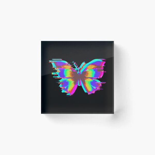 Artikelvorschau, DBDS, Flutterby-Serie, Glitched Butterfly entworfen und verkauft von DBDSLifestyle.