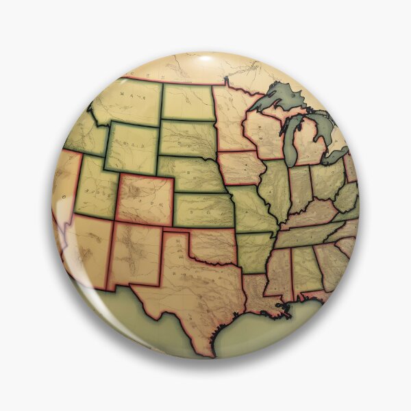 Item preview, Elementary Map of the U.S.A. designed and sold by dcrc.