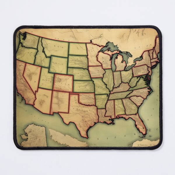 Item preview, Elementary Map of the U.S.A. designed and sold by dcrc.