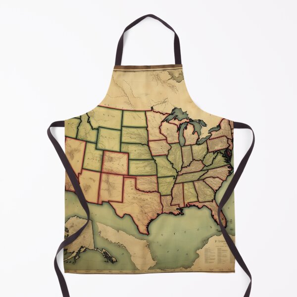 Item preview, Elementary Map of the U.S.A. designed and sold by dcrc.