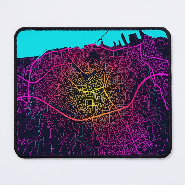 Item preview, Heraklion City Map of Greece - Neon designed and sold by deMAP.