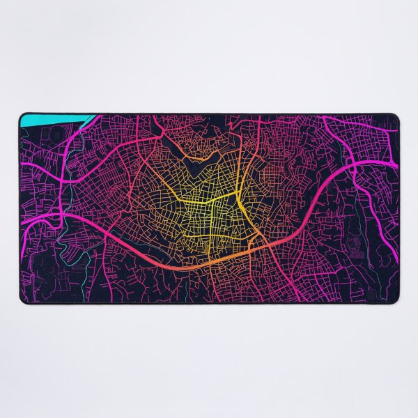 Item preview, Heraklion City Map of Greece - Neon designed and sold by deMAP.