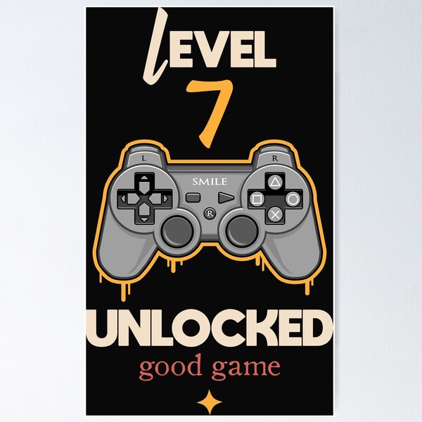 Item preview, Level 7 unlocked designed and sold by lepetitcalamar.
