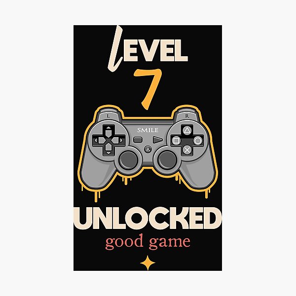 Item preview, Level 7 unlocked designed and sold by lepetitcalamar.