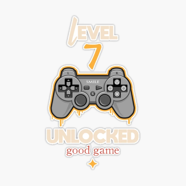 LEVEL 7 UNLOCKED Sticker by SAI335