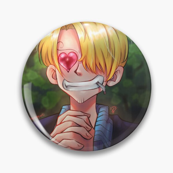 Item preview, Heart eyes Sanji One Piece Pre time skip designed and sold by mercyy-arts.