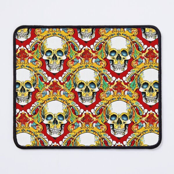 Item preview, Red Skulls Pattern designed and sold by GooGooPop.