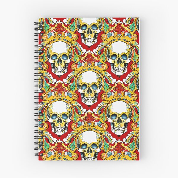 Item preview, Red Skulls Pattern designed and sold by GooGooPop.