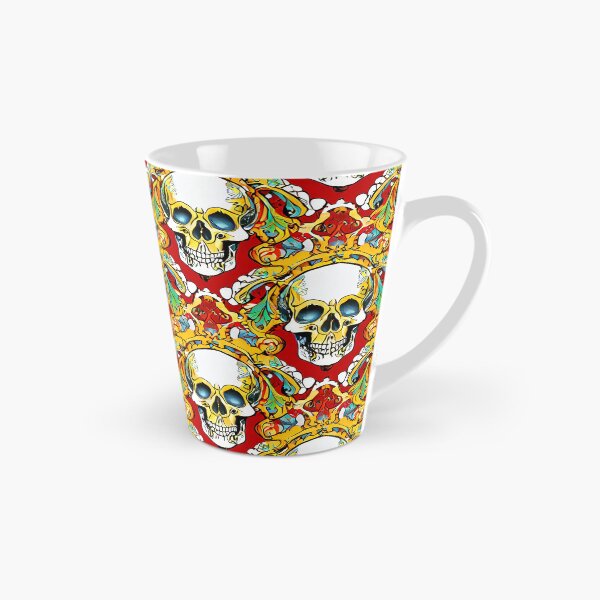 Item preview, Red Skulls Pattern designed and sold by GooGooPop.