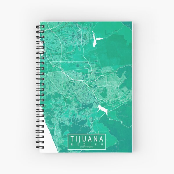 Item preview, Tijuana City Map of Mexico - Watercolor designed and sold by deMAP.