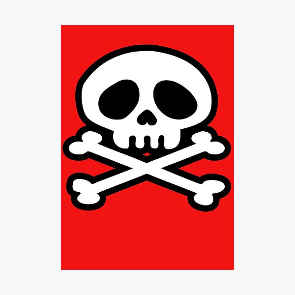 Item preview, manga skull pirat crossbones designed and sold by huggymauve.