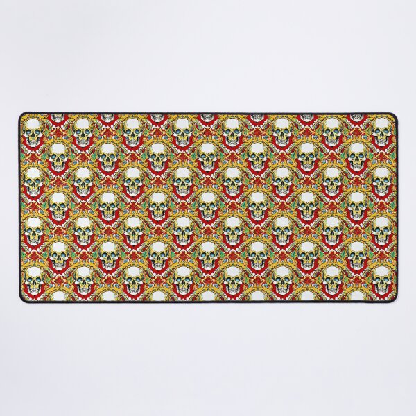 Item preview, Red Skulls Pattern designed and sold by GooGooPop.