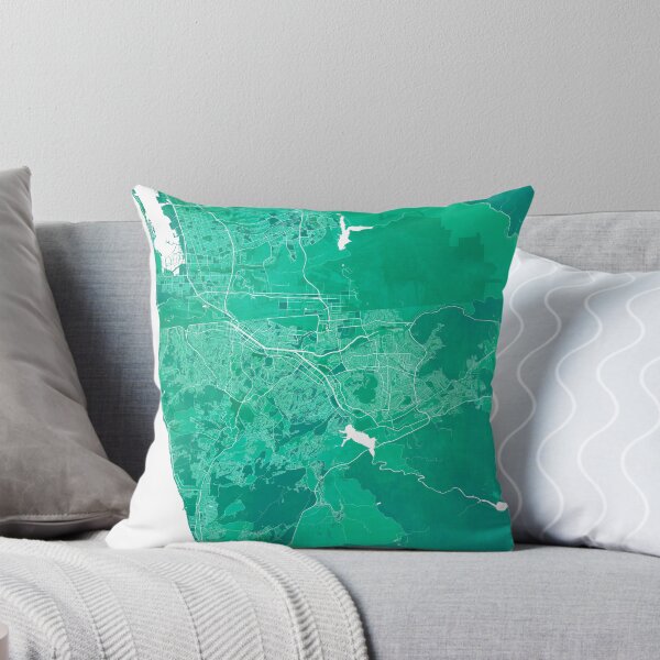 Item preview, Tijuana City Map of Mexico - Watercolor designed and sold by deMAP.