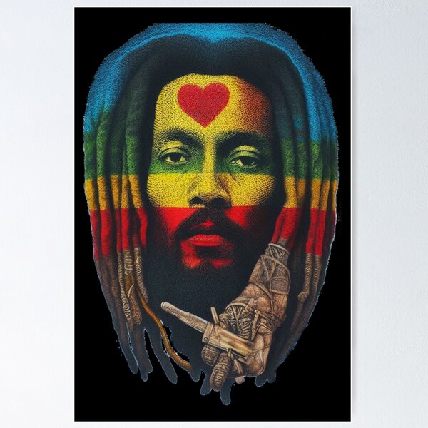 Artikelvorschau, Jah Love Rasta in Irie-Farben entworfen und verkauft von DzinesByEarle.