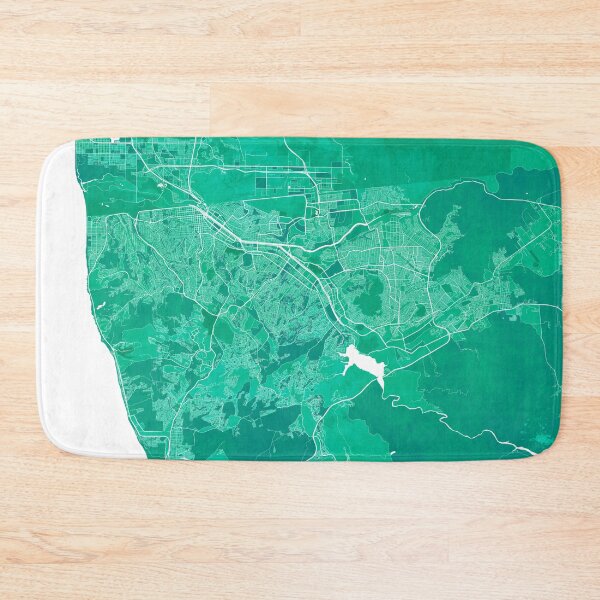 Item preview, Tijuana City Map of Mexico - Watercolor designed and sold by deMAP.