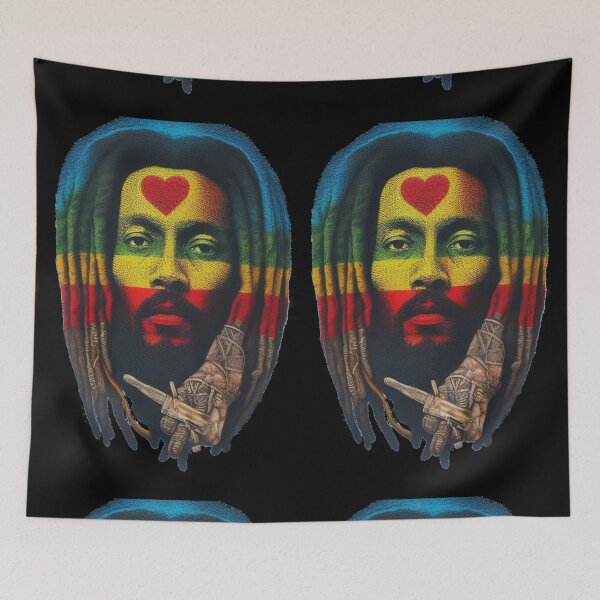 Item preview, Jah Love Rasta in Irie Colors designed and sold by DzinesByEarle.