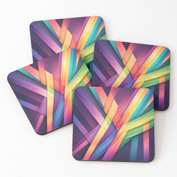 Item preview, Lines with LGBT colors designed and sold by studio468.