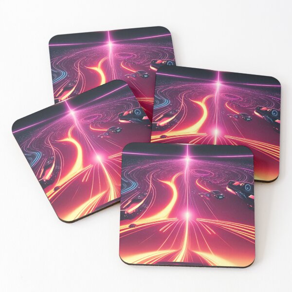 Item preview, Car Synthwave, neon, futurist, kids, game, children, future designed and sold by Cyber Kids.