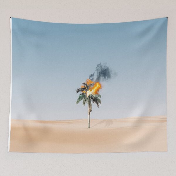 Item preview, Palm tree on fire designed and sold by KAY Artists.