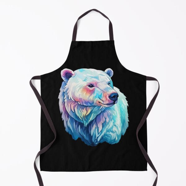 Item preview, Polar Bear Elegance in Winter Wonderland Hues Watercolor designed and sold by meganohm.